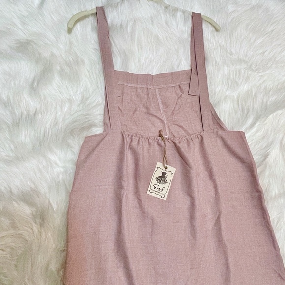 easel Dresses Easels Southern Style Linen Wash Jumper Dress Poshmark